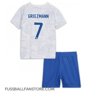 Frankreich Antoine Griezmann #7 Replik Auswärtstrikot Kinder WM 2022 Kurzarm (+ Kurze Hosen)